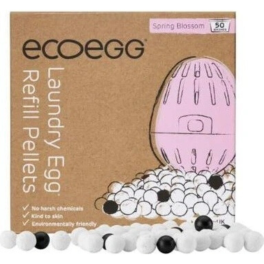 Ecoegg Eierwaspatroon - 50 wasbeurten Lentebloemen 1×1 stuk, patroon voor 50 wasbeurten