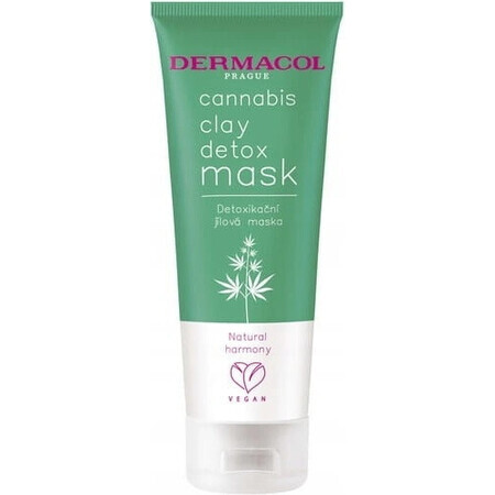 Dermacol Masque détoxifiant au cannabis et à l'argile 1×100 ml, masque de beauté