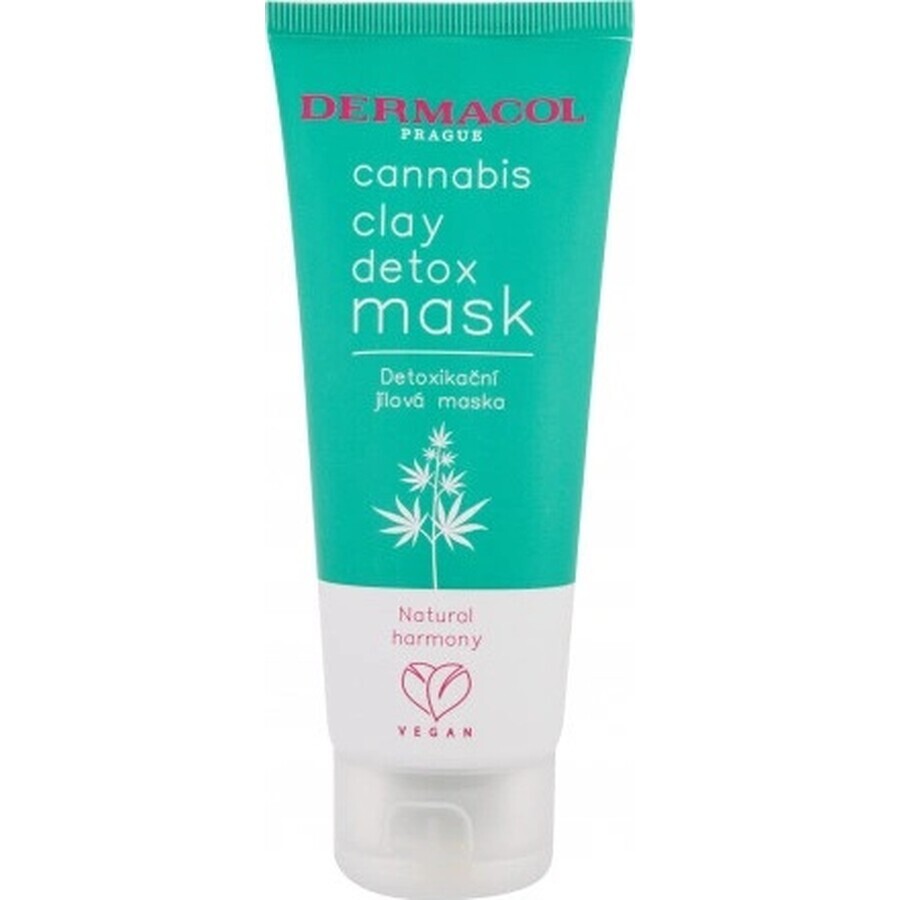 Dermacol Masque détoxifiant au cannabis et à l'argile 1×100 ml, masque de beauté