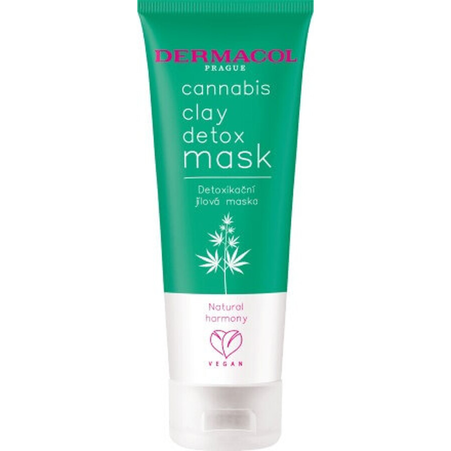 Dermacol Masque détoxifiant au cannabis et à l'argile 1×100 ml, masque de beauté