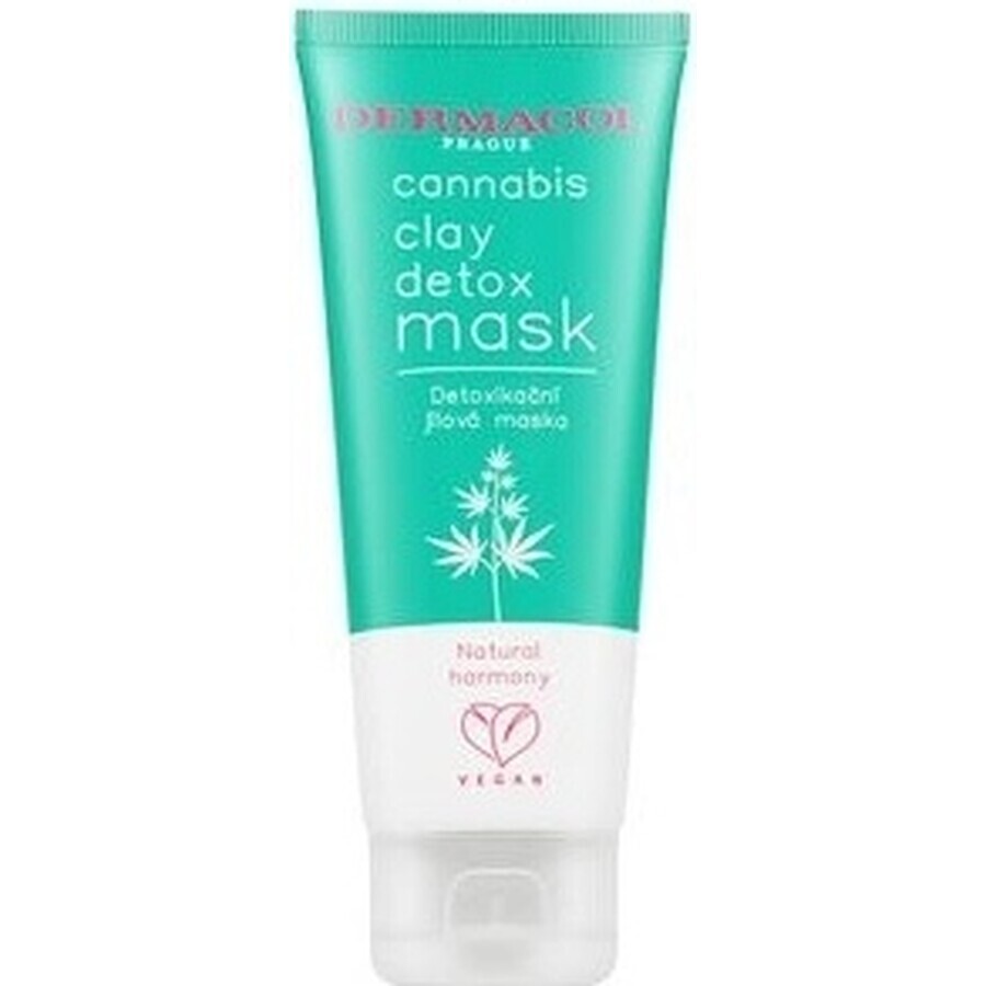 Dermacol Masque détoxifiant au cannabis et à l'argile 1×100 ml, masque de beauté