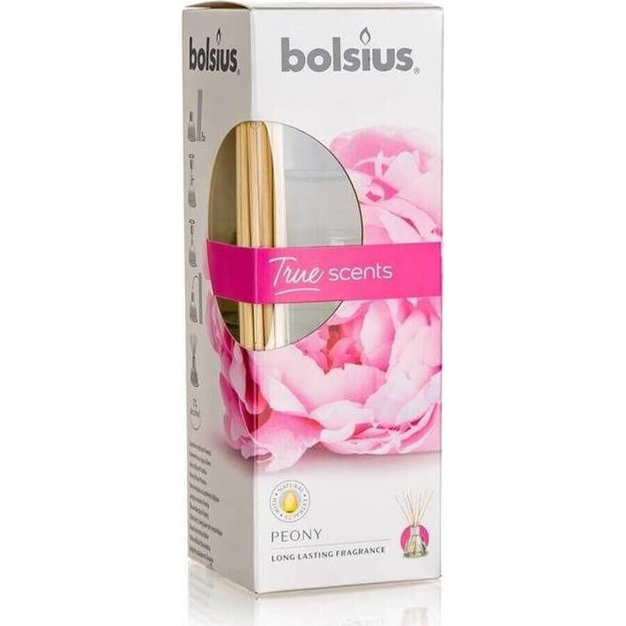 Bolsius Aromatic 2.0 Aromatischer Diffusor 45 ml Pfingstrose 1×45 ml, Aroma-Diffusor