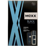 MEXX BLACK MAN deodorant 75ML + shower gel 50ML 1×1pc, cosmetic set for men