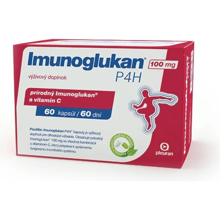 Immunoglucan P4H 100 mg 1×60 cps, voedingssupplement