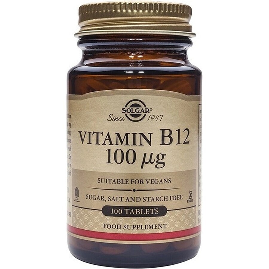 Solgar Vitamina B12 500 μg 50 cápsulas 1×50 cps