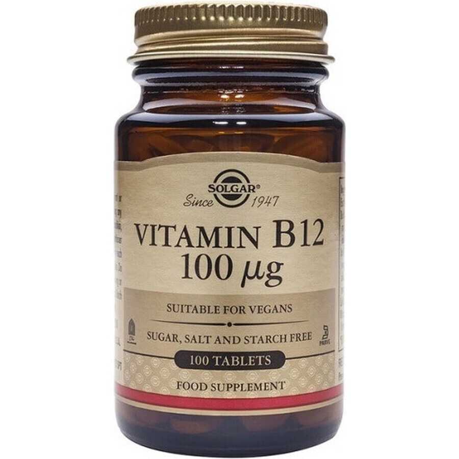 Solgar Vitamina B12 500 μg 50 cápsulas 1×50 cps