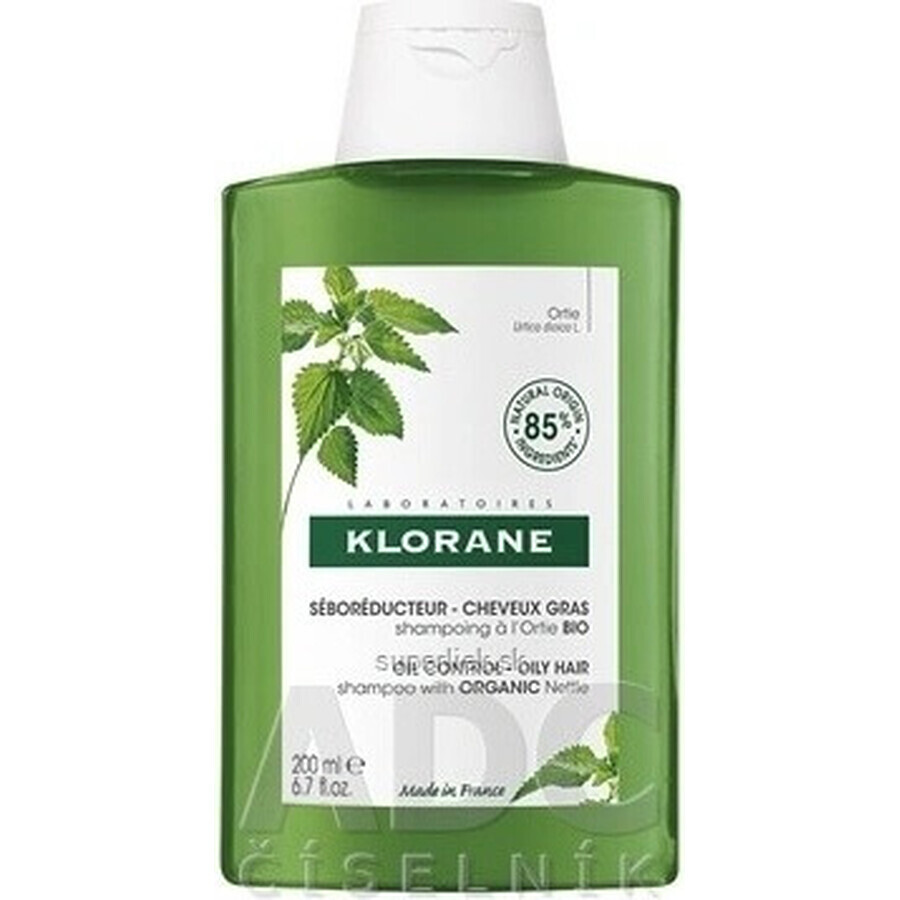 KLORANE SHAMPOOING à la pivoine biologique 1×200ml, shampooing pour cuir chevelu sensible et irrité