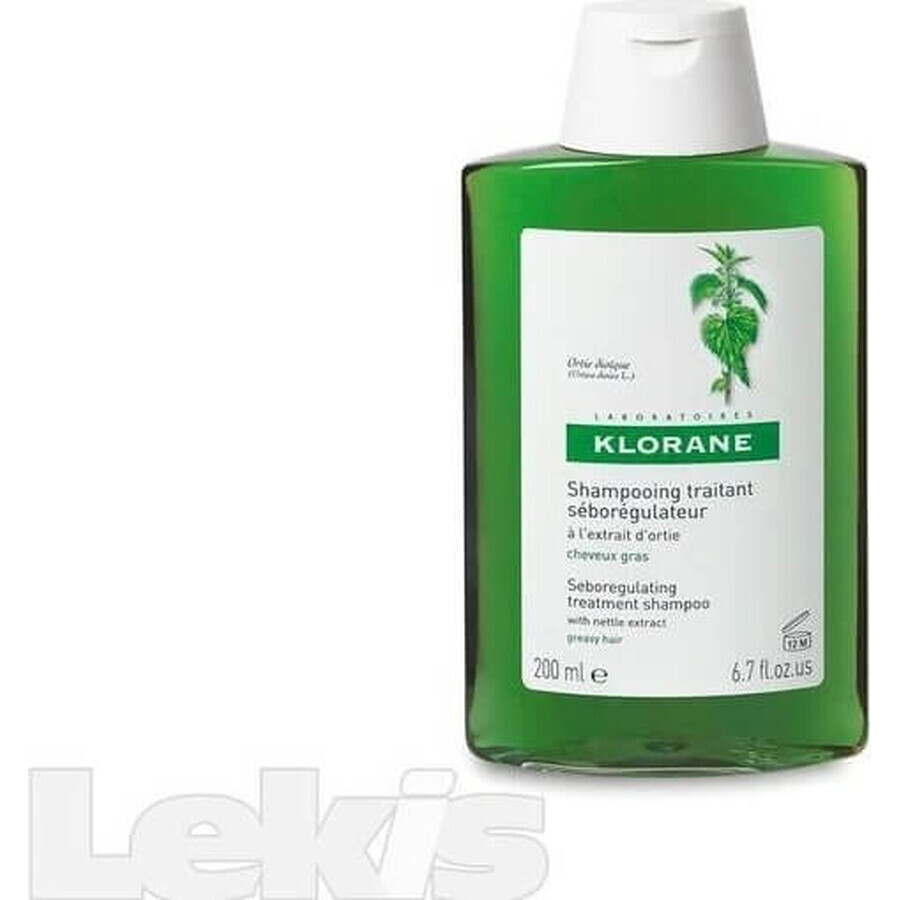 KLORANE SHAMPOOING à la pivoine biologique 1×200ml, shampooing pour cuir chevelu sensible et irrité