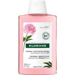 KLORANE SHAMPOOING à la pivoine biologique 1×200ml, shampooing pour cuir chevelu sensible et irrité