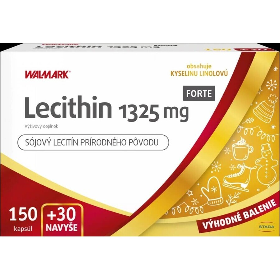 WALMARK Lecithin FORTE 1325 mg PROMO VB24 1× 180 tob, Nahrungsergänzungsmittel