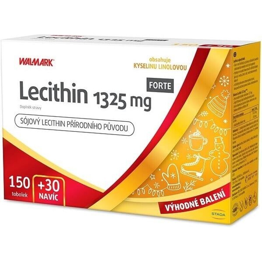 WALMARK Lecithin FORTE 1325 mg PROMO VB24 1× 180 tob, Nahrungsergänzungsmittel