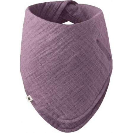 BIBS Bandana mousseline slabbetje van biologisch katoen, Mauve 1×1 stuk slabbetje