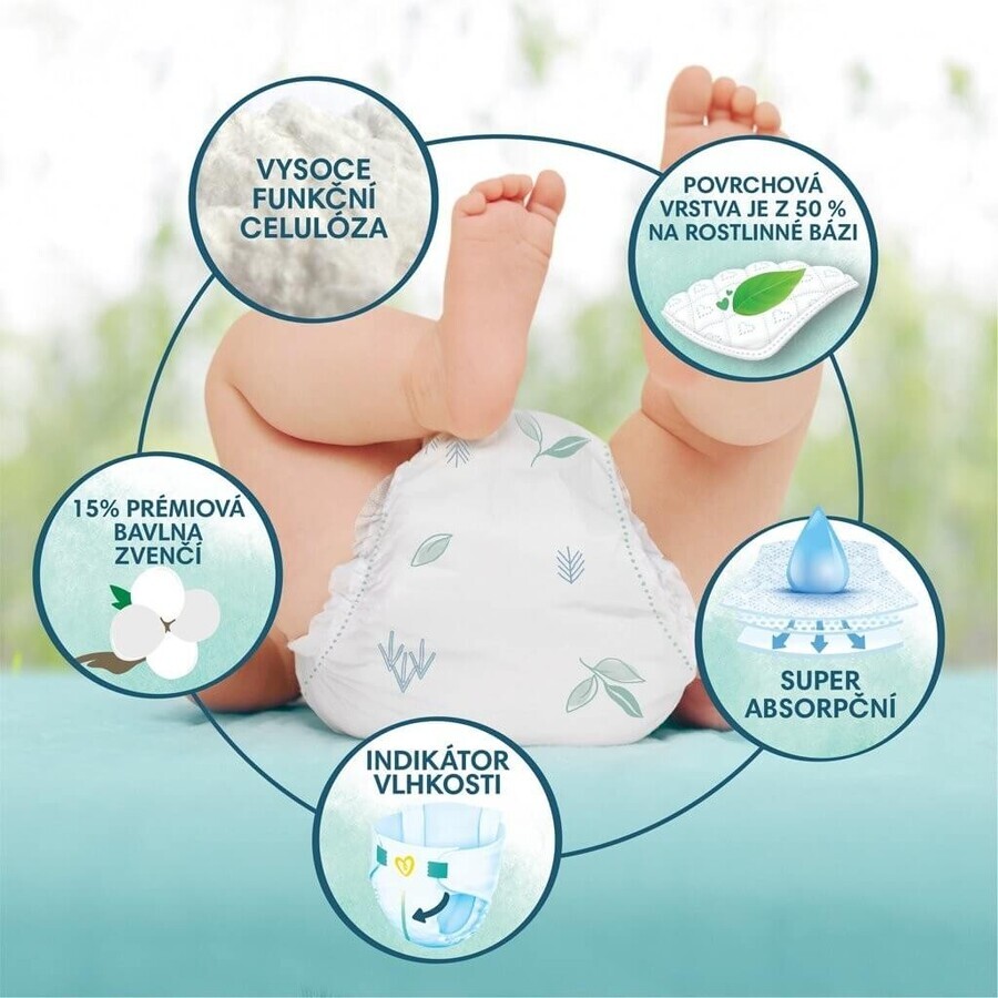 PAMPERS HARMONIE BABY DIAPERS V.2 4-8KG 204KS 1×204 pcs, couches taille 2