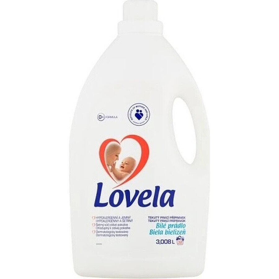 Lovela Baby gel lichid de rufe pentru copii, 32PD alb 1×1 buc, gel de rufe pentru copii alb, 32PD