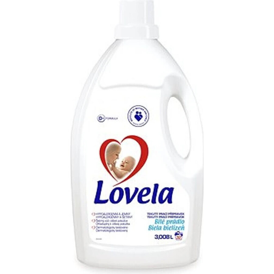 Lovela Baby gel lichid de rufe pentru copii, 32PD alb 1×1 buc, gel de rufe pentru copii alb, 32PD