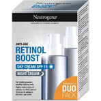 NEUTROGENA® Retinol Boost DUOPack anti-aging dagcrème SPF15 + nachtcrème 2x50ml 2×50ml, anti-aging crème