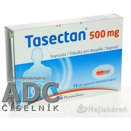 Tasectan 500 mg 1×15 cps, 500 mg complementos alimenticios