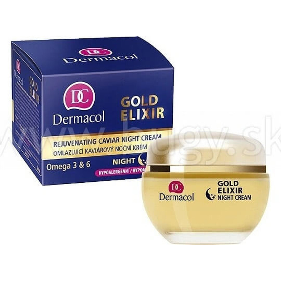 DERMACOL GOLD ELIXIR Night Cream 1×50 ml, crème de nuit