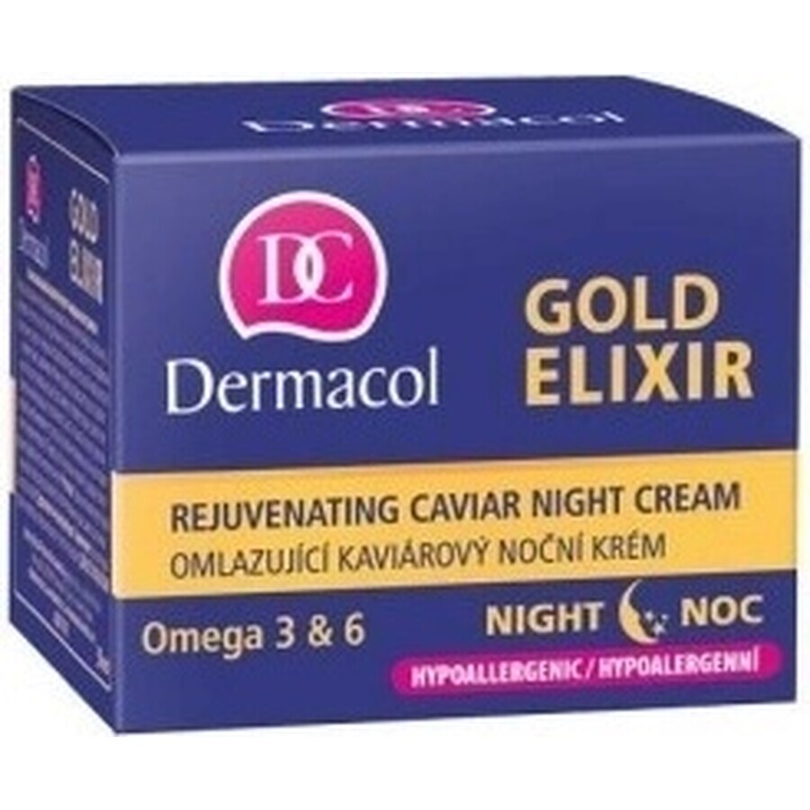 DERMACOL GOLD ELIXIR Night Cream 1×50 ml, crème de nuit