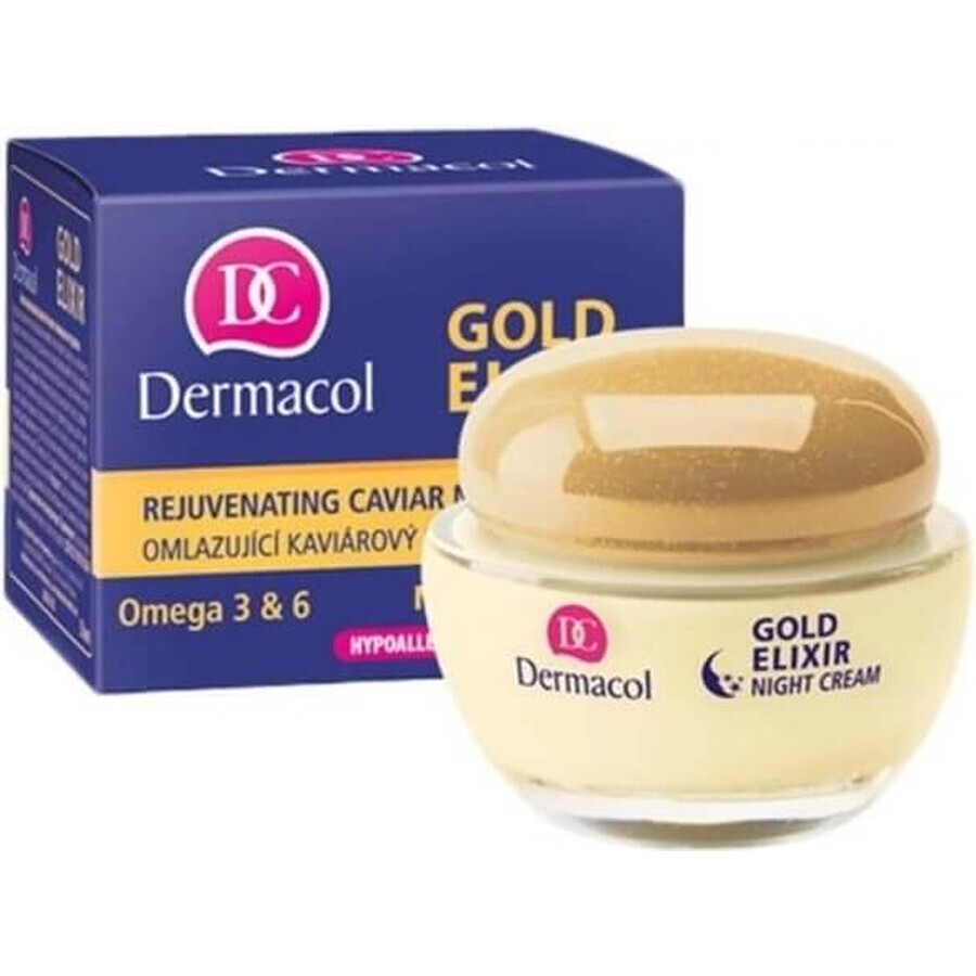 DERMACOL GOLD ELIXIR Night Cream 1×50 ml, crème de nuit