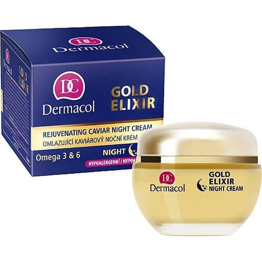 DERMACOL GOLD ELIXIR Night Cream 1×50 ml, crème de nuit