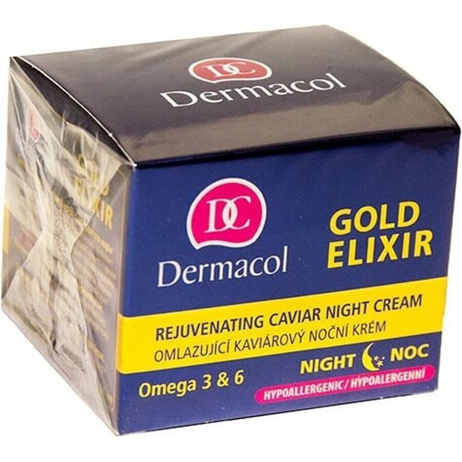 DERMACOL GOLD ELIXIR Night Cream 1×50 ml, crème de nuit