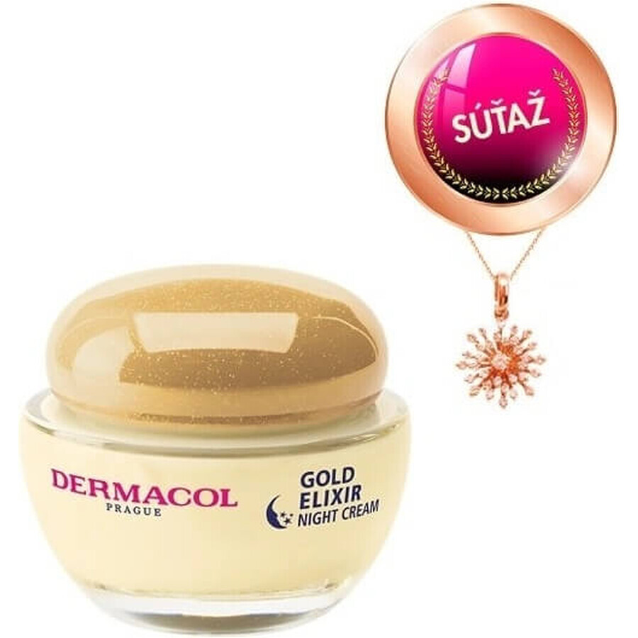 DERMACOL GOLD ELIXIR Night Cream 1×50 ml, crème de nuit