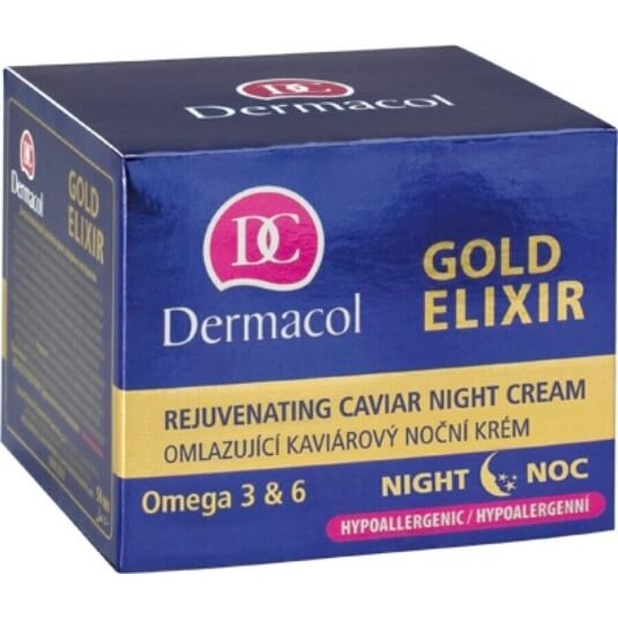 DERMACOL GOLD ELIXIR Night Cream 1×50 ml, crème de nuit