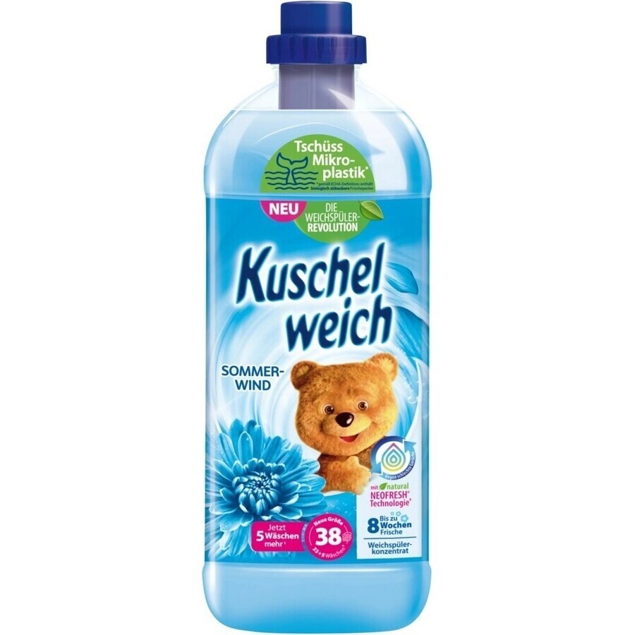 Balsamo per bucato Kuschelweich - Brezza estiva, 38 lavaggi 1×1 l