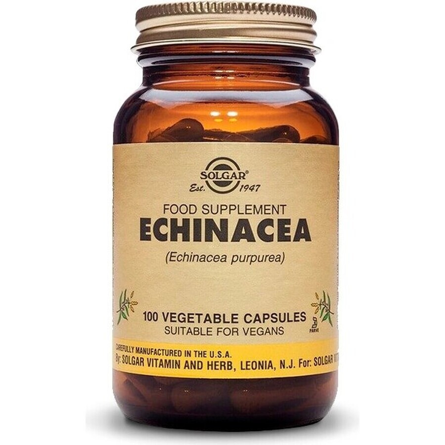 Solgar Echinacea Purpurea 100 cápsulas 1×100 tbl