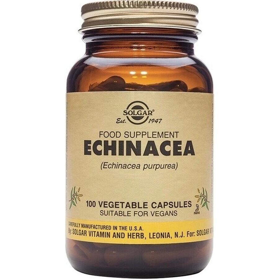 Solgar Echinacea Purpurea 100 cápsulas 1×100 tbl