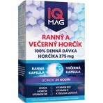 IQ MAG magneziu dimineața și seara 1×60 cps, supliment alimentar