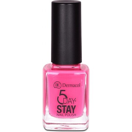 Dermacol Vernis à ongles longue durée 5 jours No.35 Pink ride 1×11 ml, vernis à ongles