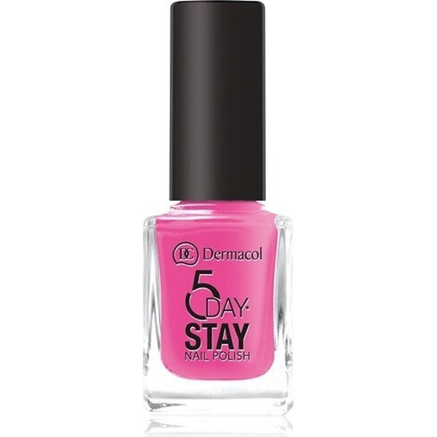 Dermacol Vernis à ongles longue durée 5 jours No.35 Pink ride 1×11 ml, vernis à ongles