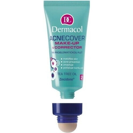 Dermacol Acnecover make-up No.2 1×30 ml, make-up per pelli problematiche