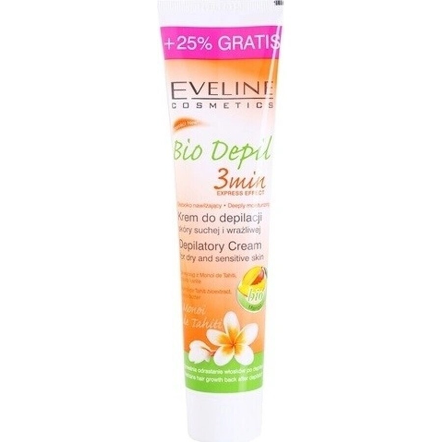 EVELINE BioDepil crema depilatoria 3min con Mango 1×125 ml, crema