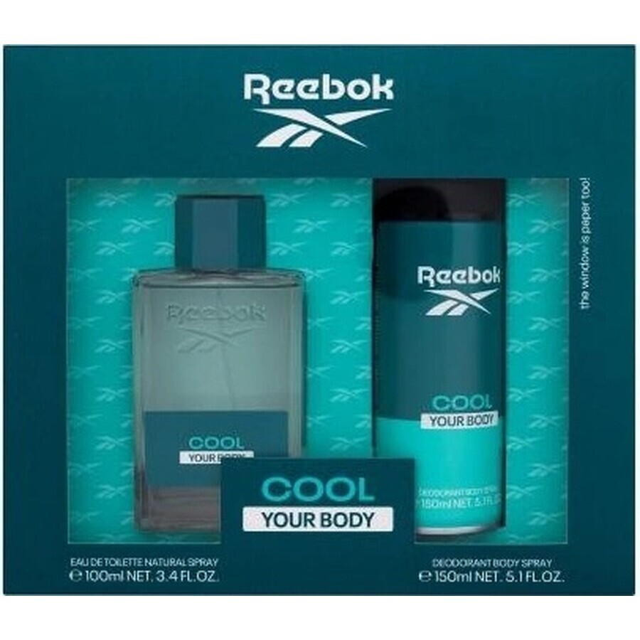 REEBOK COOL YBF WOMEN EDT 100ML+DEO SP 150ML 1SET 1×1 st, set