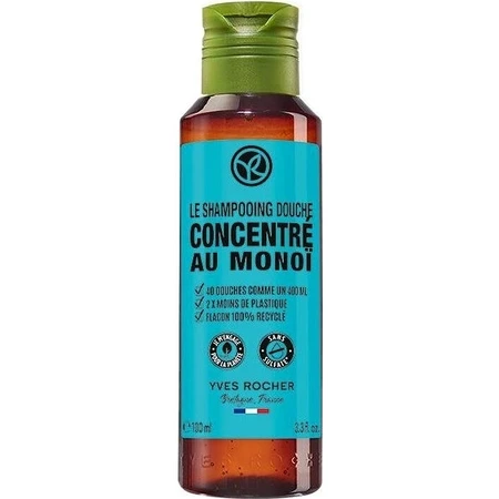 Yves Rocher MONOI DE TAHITIAN MONOI DE TAHITI 1×100 ml gel douche concentré pour le corps et les cheveux, gel douche