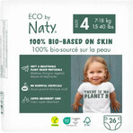 Eco by Naty Diapers Maxi 7 - 18 kg 1×26 pcs, diapers