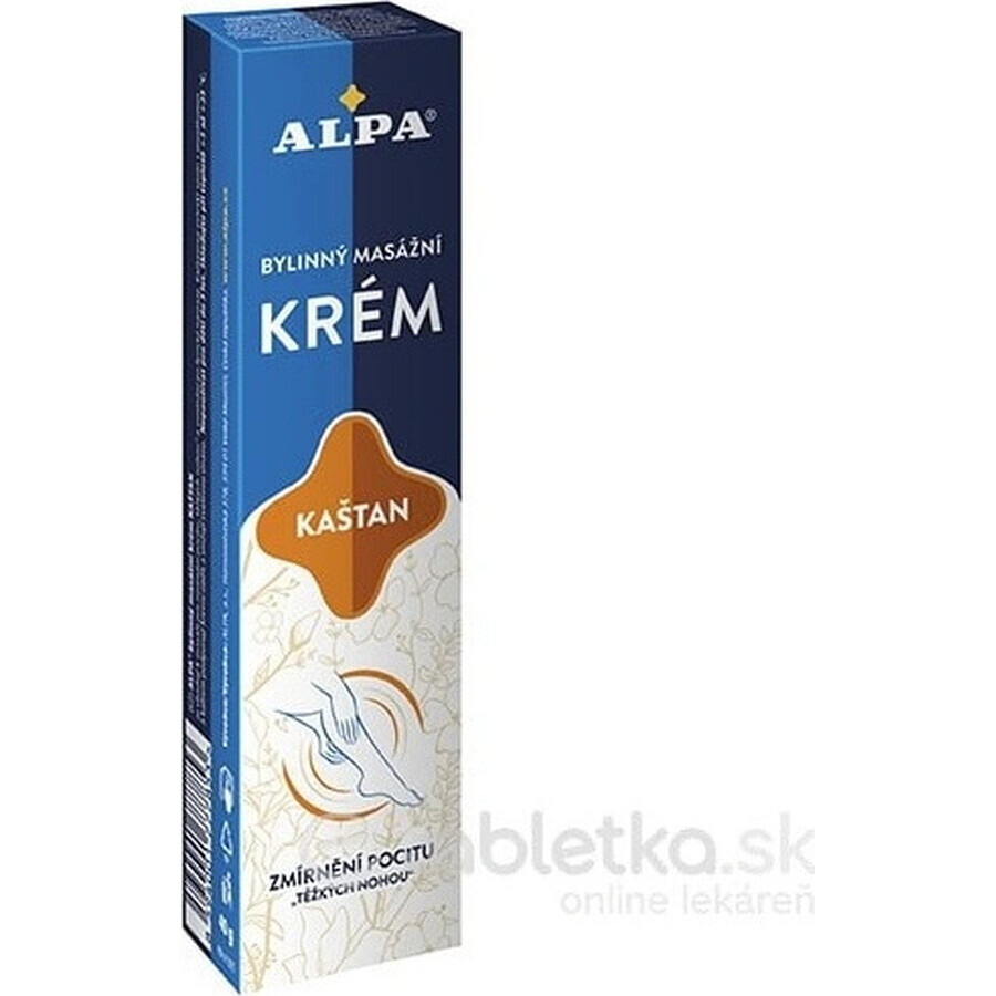 ALPA CREME GASHTAN 1×40 g, herbal massage