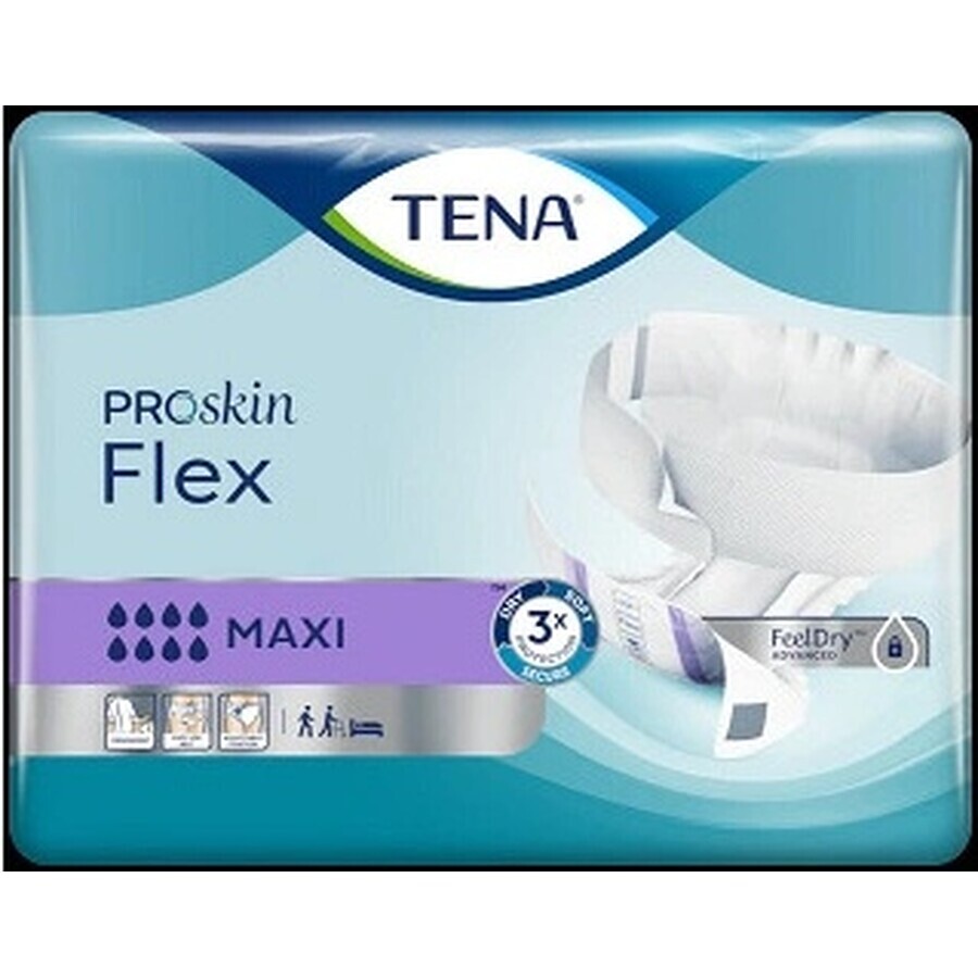 TENA Flex Maxi L 1×22 pcs, incontinence briefs with quick release waistband