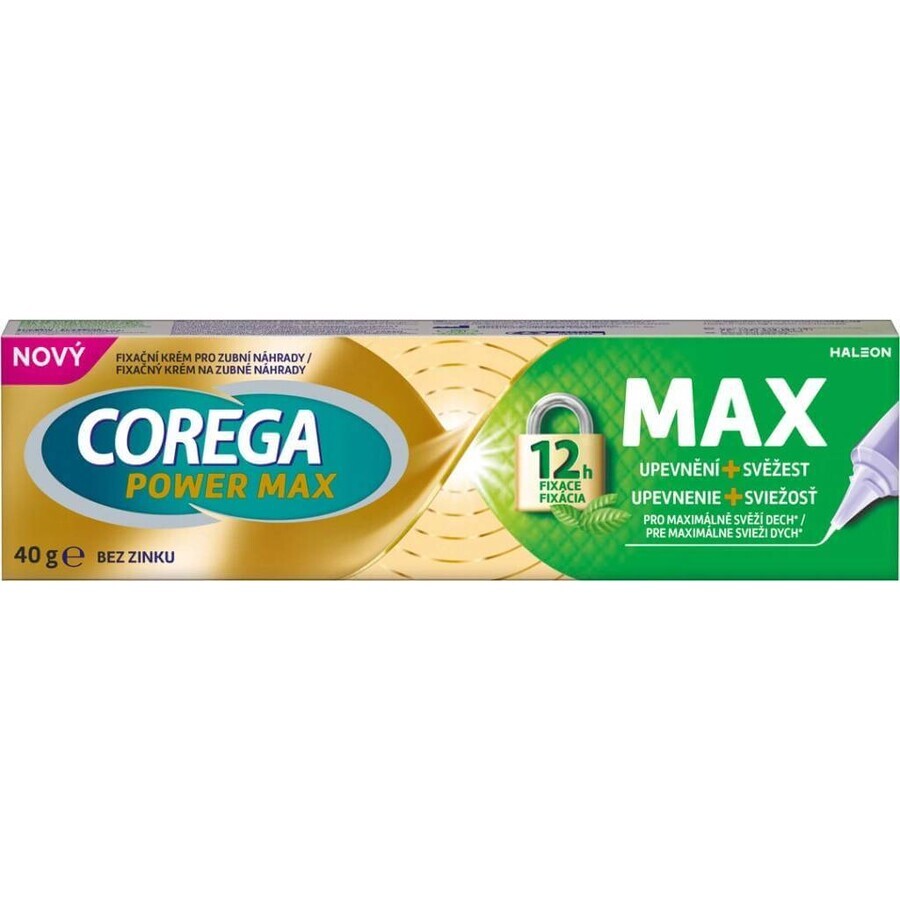 COREGA MAX Firming + Freshness 1×40 g, strong-hold firming cream