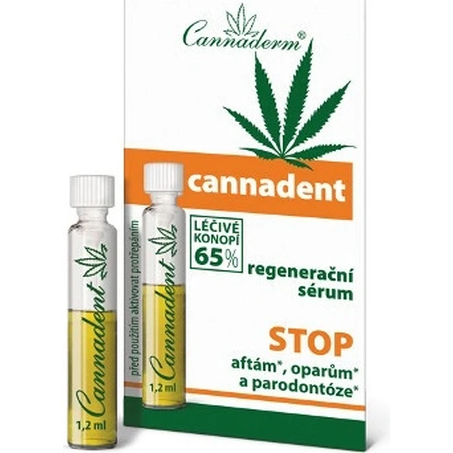 Cannaderm CANNADENT regenerating serum 10×1,5 ml for canker sores and cold sores