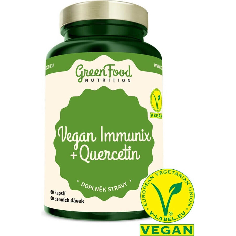 GreenFood Nutrition Vegan Immunix+Quercetin 60cps 1×60 cps