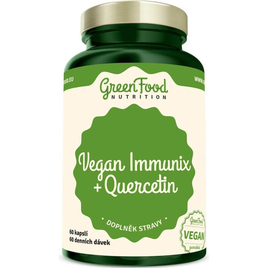 GreenFood Nutrition Vegan Immunix+Quercetin 60cps 1×60 cps