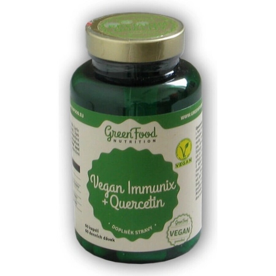 GreenFood Nutrition Vegan Immunix+Quercetin 60cps 1×60 cps