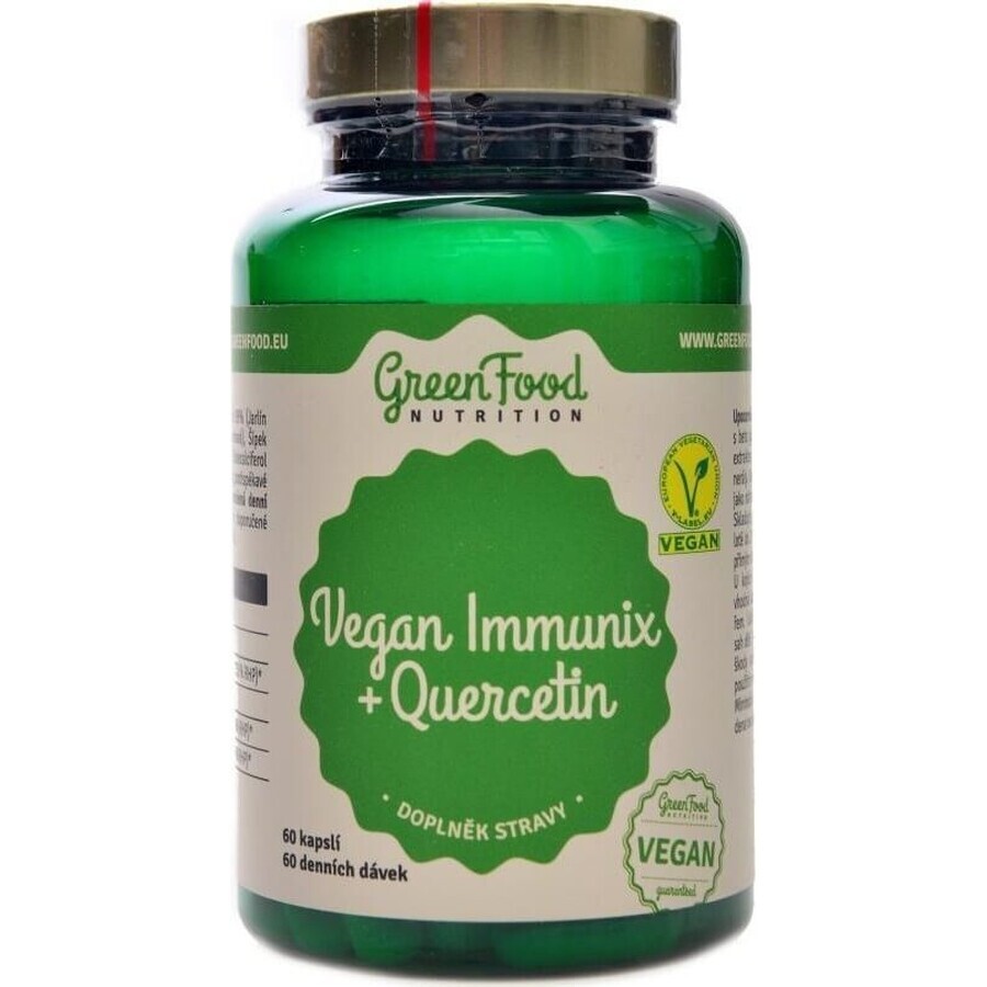 GreenFood Nutrition Vegan Immunix+Quercetin 60cps 1×60 cps