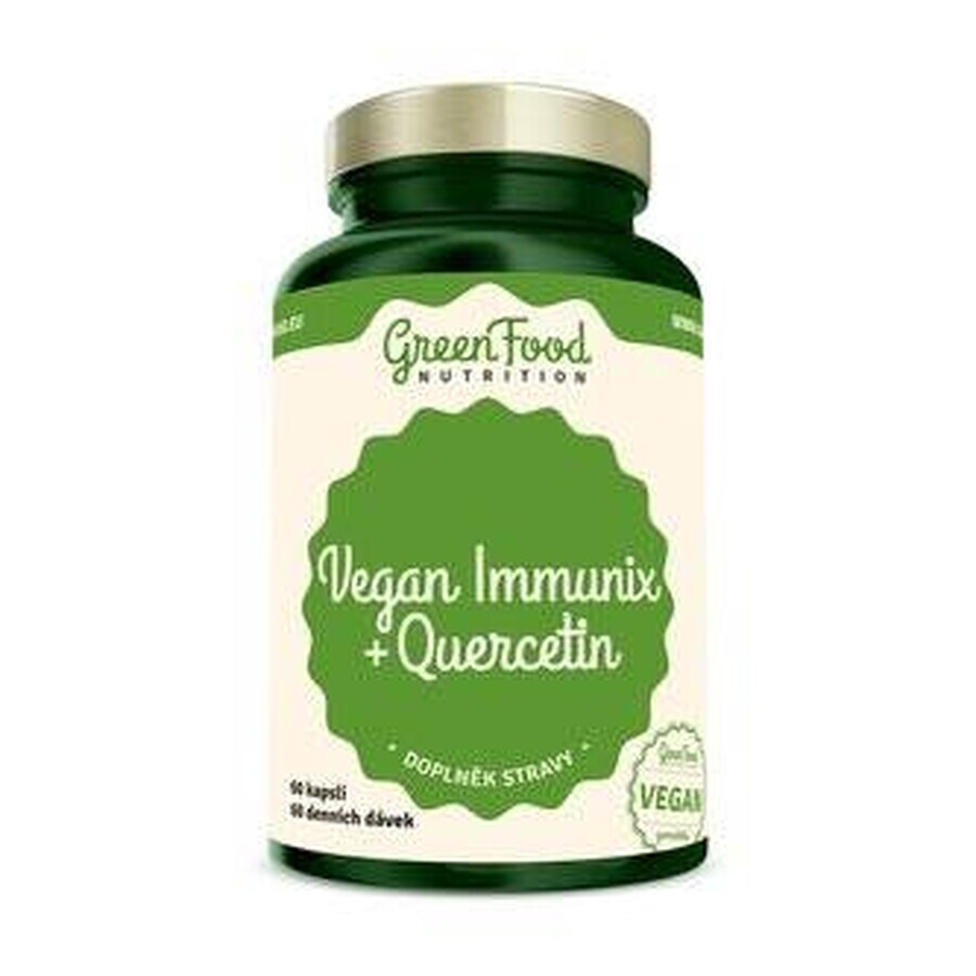 GreenFood Nutrition Vegan Immunix+Quercetin 60cps 1×60 cps