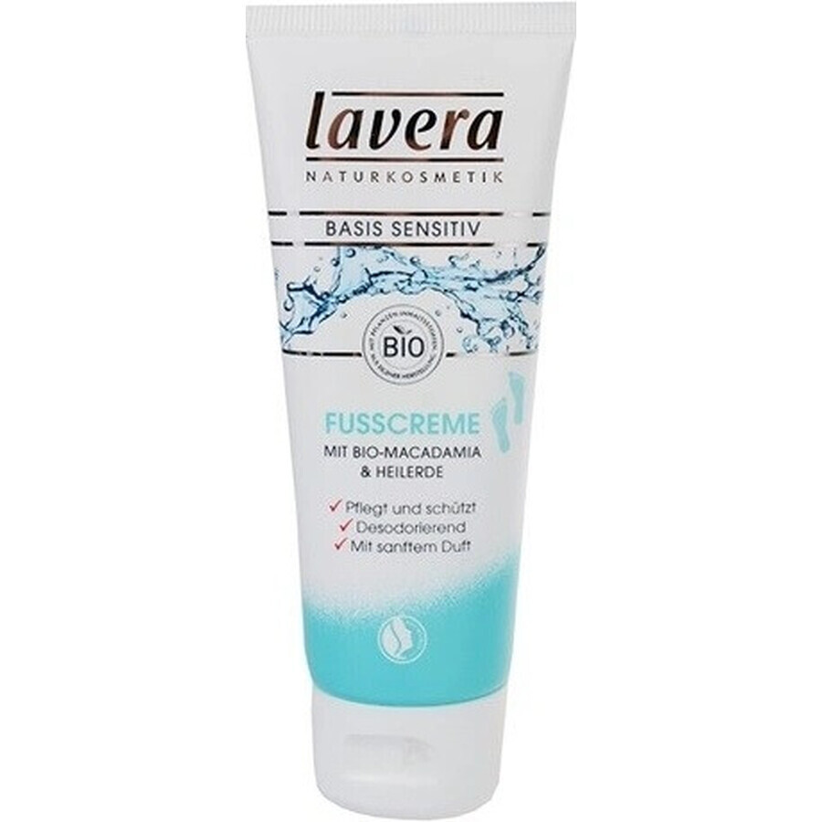 Lavera Voetcrème 75ml 1×1 st