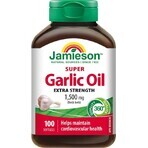 JAMIESON SUPER GARLIC OIL 1500 mg 1×100 cps, complemento alimenticio